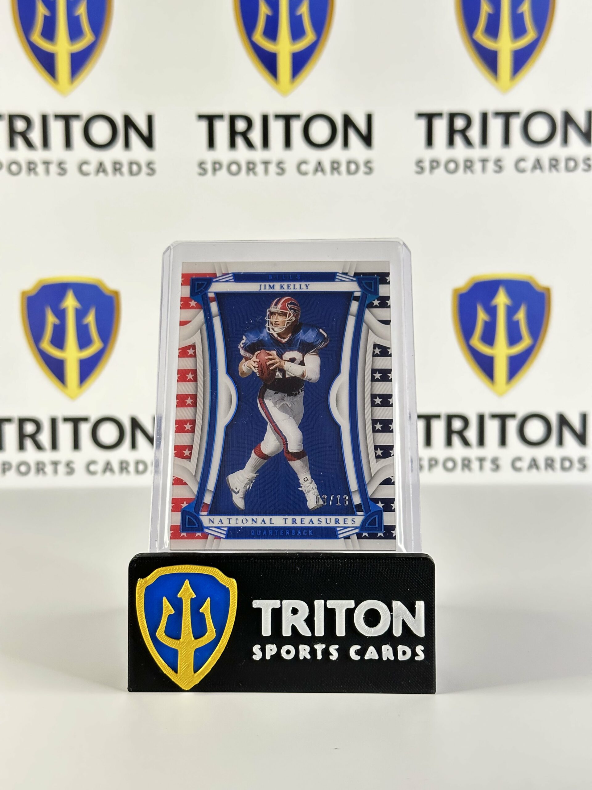 2022 Panini National Treasures FOTL Stars and Stripes Jim Kelly /13