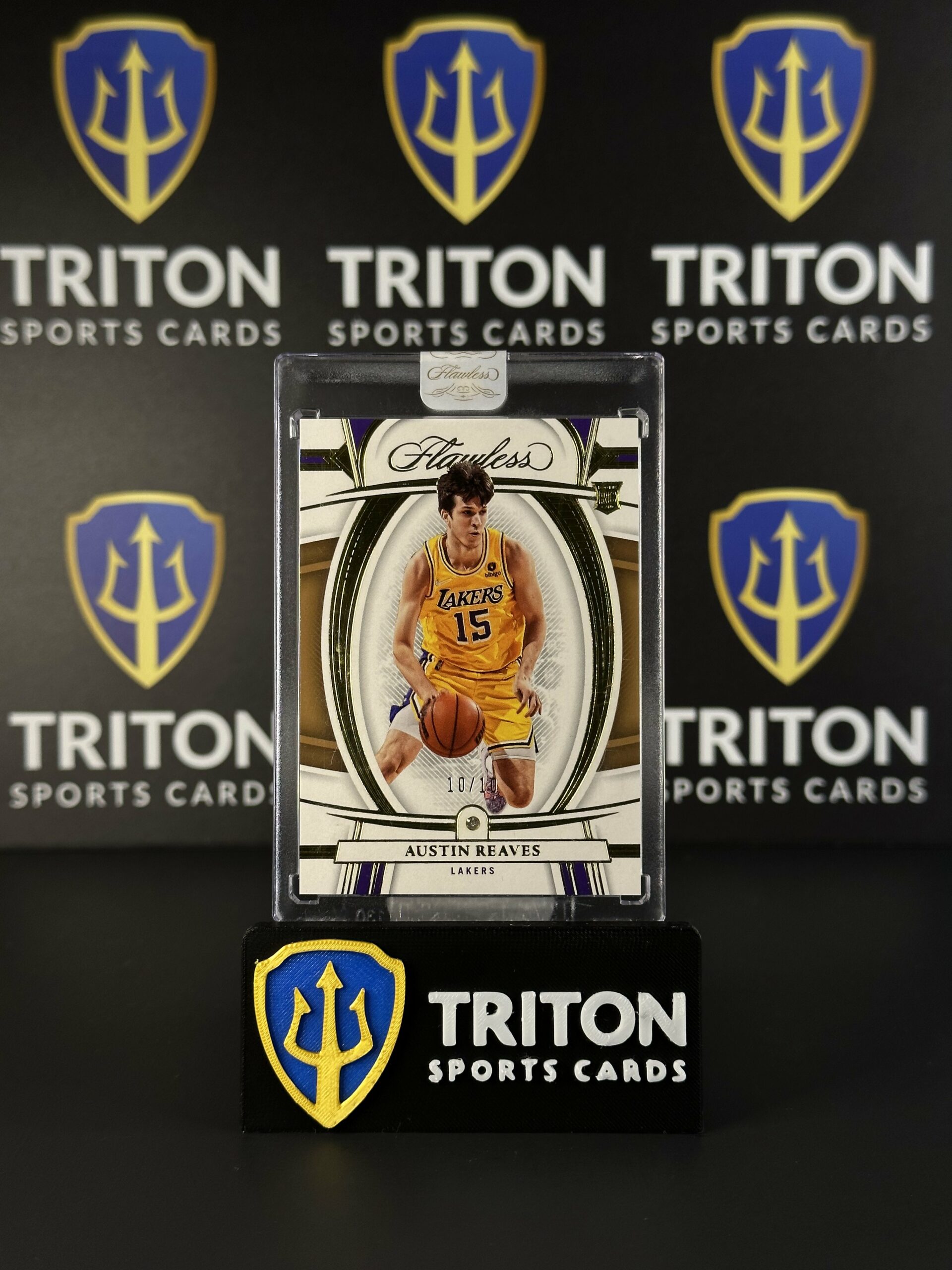 2021-22 Panini Flawless Austin Reaves Rookie GOLD Diamond (10/10) Sealed