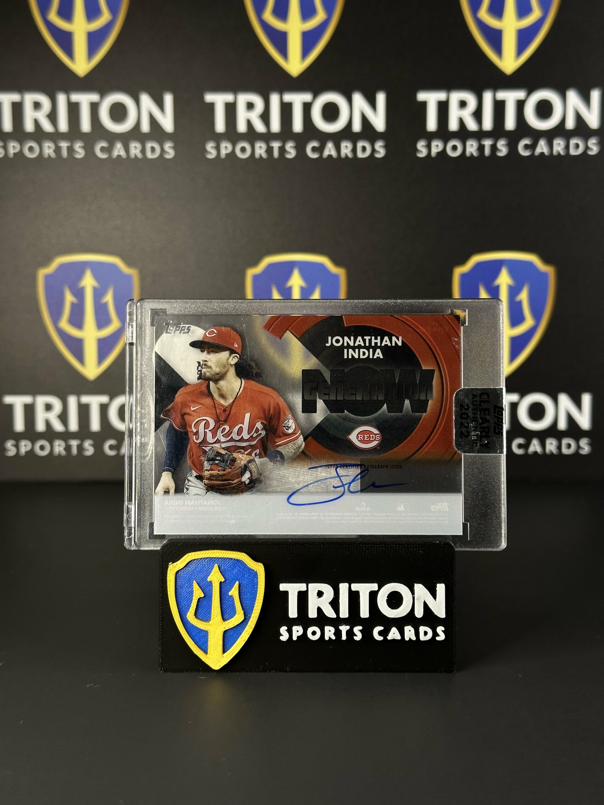 2022 Topps Clearly Authentic Generation Now Auto Jonathan India (REDS)